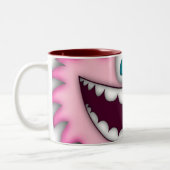 Tasse Anpassbare Stilgestaltung Fuzzy Cartoon Happ (Links)