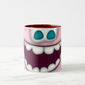 Tasse Anpassbare Stilgestaltung Fuzzy Cartoon Happ (Mittel)