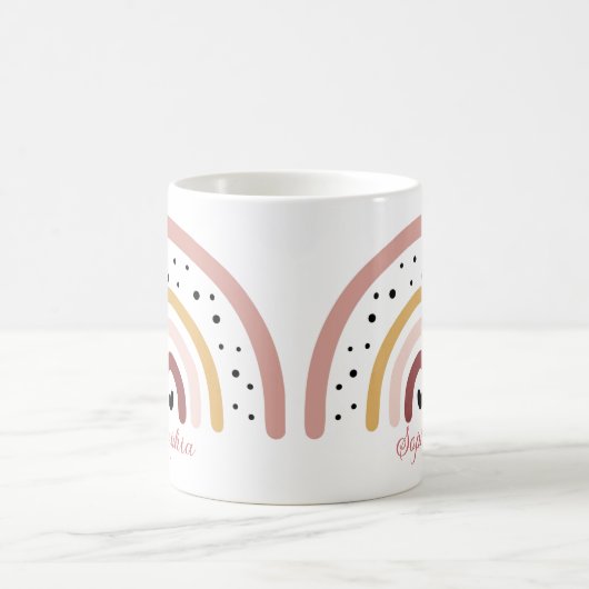 Tasse anpassen - Regenbogenlachs (Mittel)