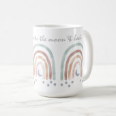 Tasse anpassen - Regenbogenmondstars (VorderseiteRechts)