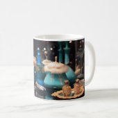 Tasse - antike Parfüm-Flaschen (VorderseiteRechts)