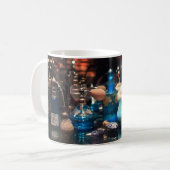Tasse - antike Parfüm-Flaschen (Vorderseite Links)