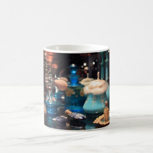 Tasse - antike Parfüm-Flaschen (Mittel)