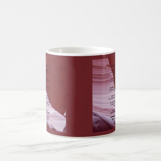 Tasse, Apache Wedding Segen, Sandstone Canyon Kaffeetasse (Mittel)