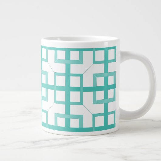 Tasse - Aqua-Quadrate (Rechts)