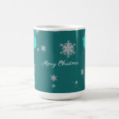 Tasse aquamariner Weihnachtsschmuck (Mittel)
