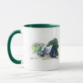 Tasse - Aquarell Scheune (Links)