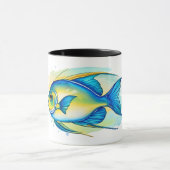 Tasse - Aquarellreihe: Angelfish (Zentrum)