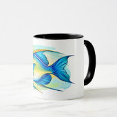 Tasse - Aquarellreihe: Angelfish (VorderseiteRechts)