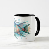 Tasse - Aquarellreihe: Seeteufel (VorderseiteRechts)