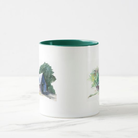 Tasse - Aquarellstall (Zentrum)