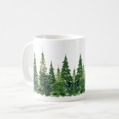 Tasse - Aquarellwald (Vorderseite Links)