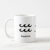 Tasse - Aquarius-Glyphe (Links)