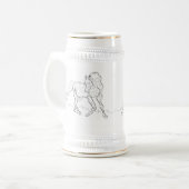 Tasse: Arabisch Bierglas (Vorderseite Links)