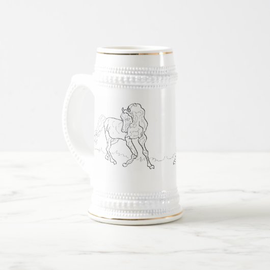 Tasse: Arabisch Bierglas (Vorderseite Links)