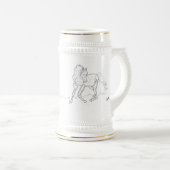 Tasse: Arabisch Bierglas (VorderseiteRechts)