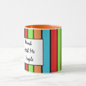 Tasse: Arbeit mit mir Menschen Tasse (Zentrum)