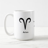 Tasse - Aries-Glyphe (Links)