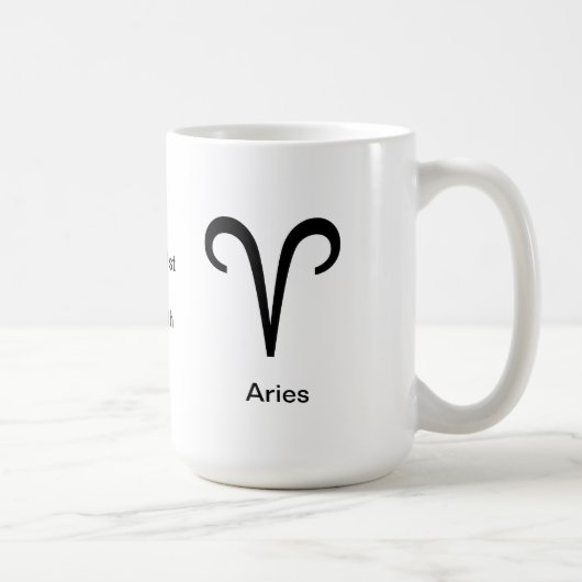 Tasse - Aries-Glyphe (Rechts)