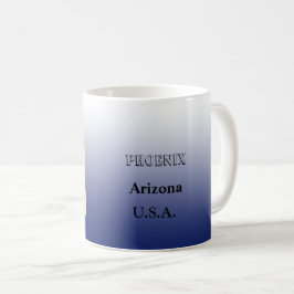Tasse - Arizona Karte mit Stadt