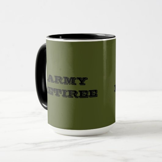 Tasse Army Retiree (Vorderseite Links)