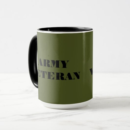 Tasse Army Veteran (Vorderseite Links)