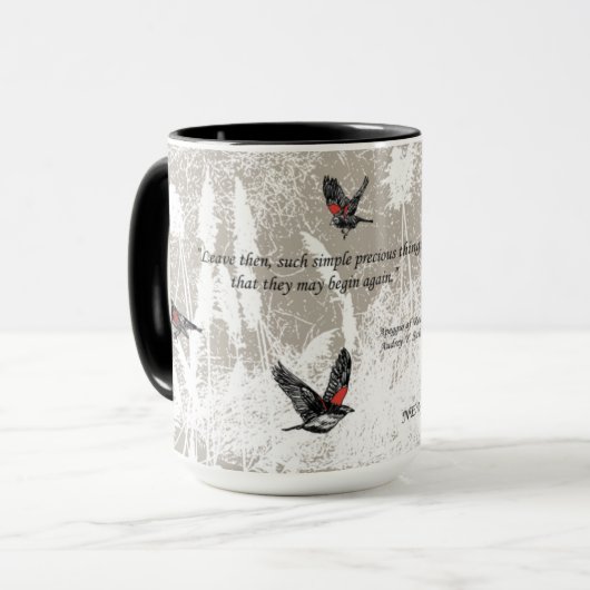 Tasse "Arpeggio of Redwings" (Vorderseite Links)