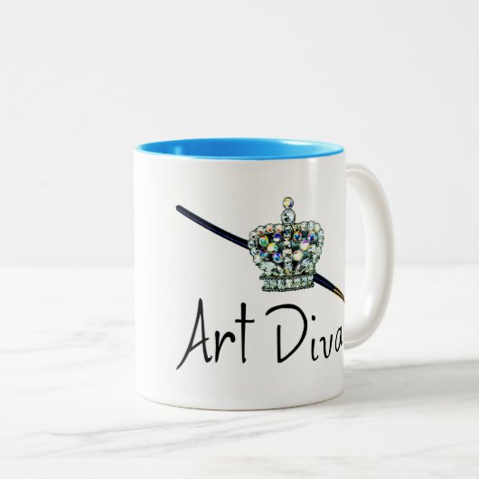 Tasse "Art Diva" (VorderseiteRechts)