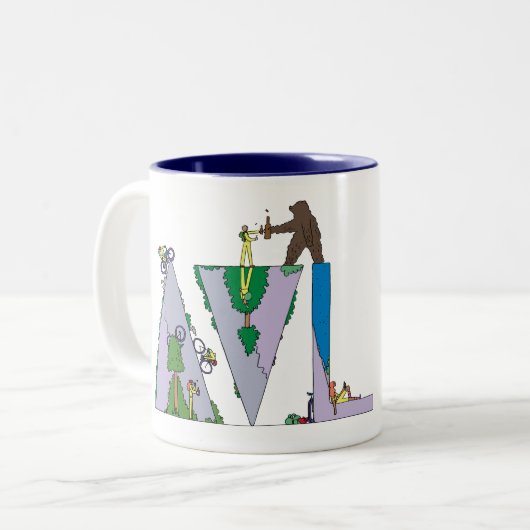 Tasse | ASHEVILLE, NC (AVL) (Vorderseite Links)