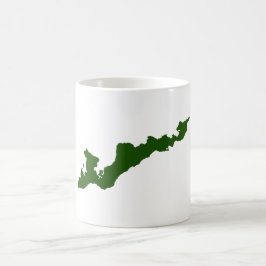 Tasse auf Fischinseln - grün