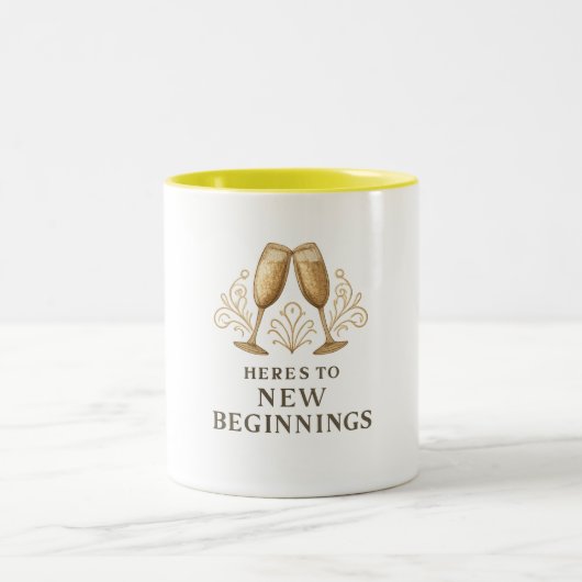 Tasse - Auf neue Anfänge (Mittel)