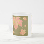 Tasse aus Ahornglas - Abstrakt (Vorderseite Links)