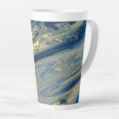 Tasse aus blau und gold-metallisch (Rechte Ecke)
