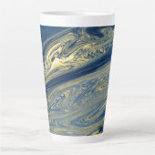 Tasse aus blau und gold-metallisch (Vorderseite)