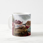 Tasse aus farbiger Wolle (Vorderseite Links)