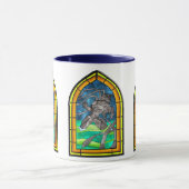 Tasse aus gefestigtem Glas (Zentrum)