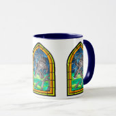 Tasse aus gefestigtem Glas (VorderseiteRechts)