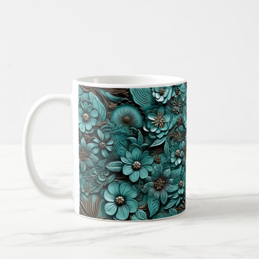 Tasse aus geflochtenem Leder (Links)
