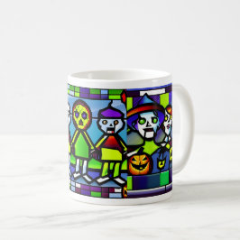 Tasse aus gestettetem Glas Halloween Zombie