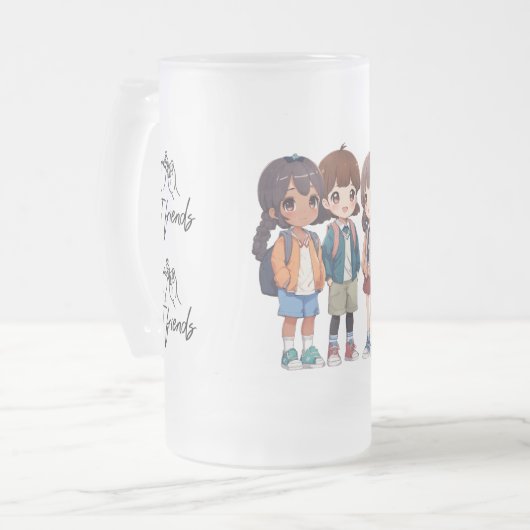 Tasse aus Glas (Vorderseite Links)