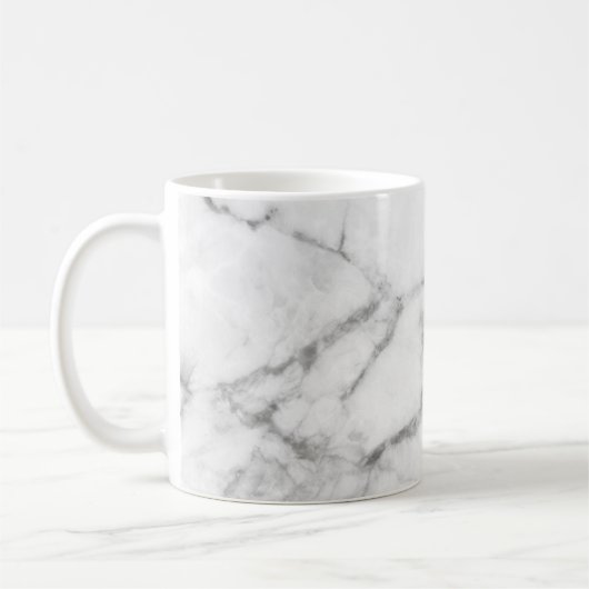 Tasse aus grauem Marmor (Links)