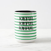 Tasse aus Grün und Weiß (Mittel)