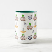 Tasse aus Kaffee, Knoblauchkochen (Zentrum)
