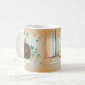 Tasse aus Kürbiskorb (Vorderseite Links)