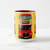 Tasse aus London mit Busse (Zentrum)