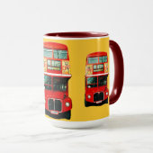 Tasse aus London mit Busse (VorderseiteRechts)
