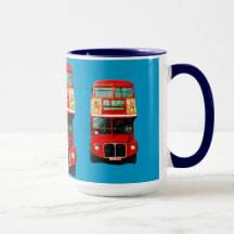 Tasse aus London mit Busse