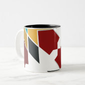 Tasse aus marokkanischen Kacheln (Vorderseite Links)