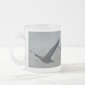 Tasse aus Mattiertem Gänseglas (Links)
