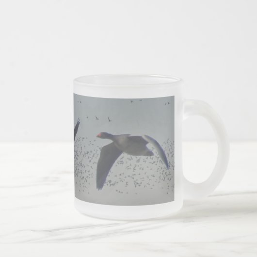 Tasse aus Mattiertem Gänseglas (Rechts)
